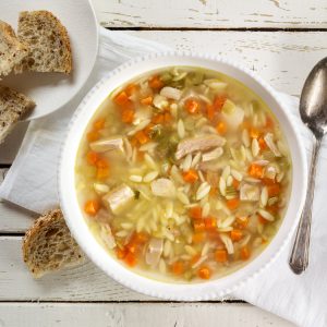 Soupe poulet et nouille