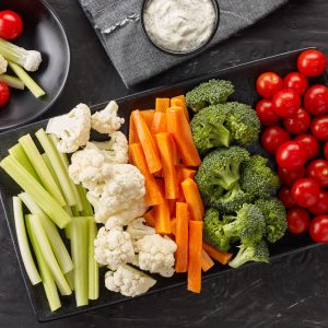 Vegetable tray