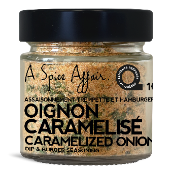 Caramelized Onion Dip & Burger